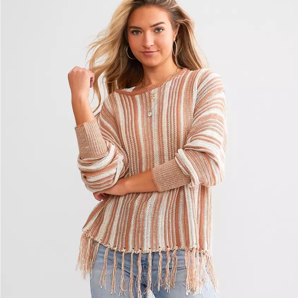 BKE Slouchy Striped Sweater